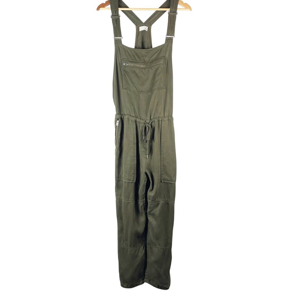 Aritzia Wilfred Free Women's Olive Army Green Overalls Jumpsuit Size Small GUC